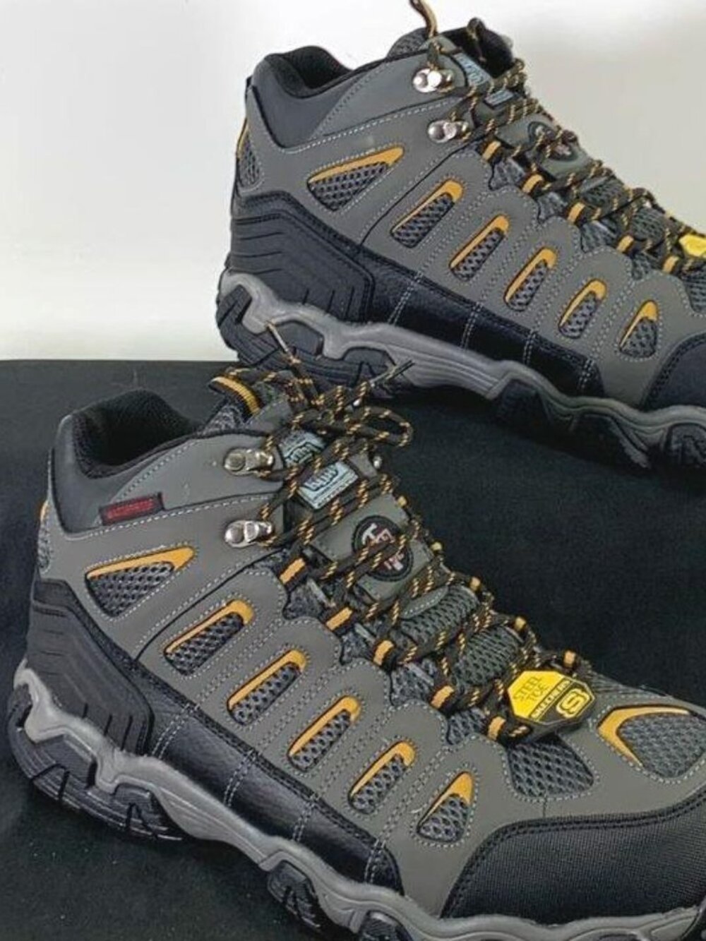 Skechers Work Blais-Bixford Steel Toe Hiking Boots Men's sz 12 NEW